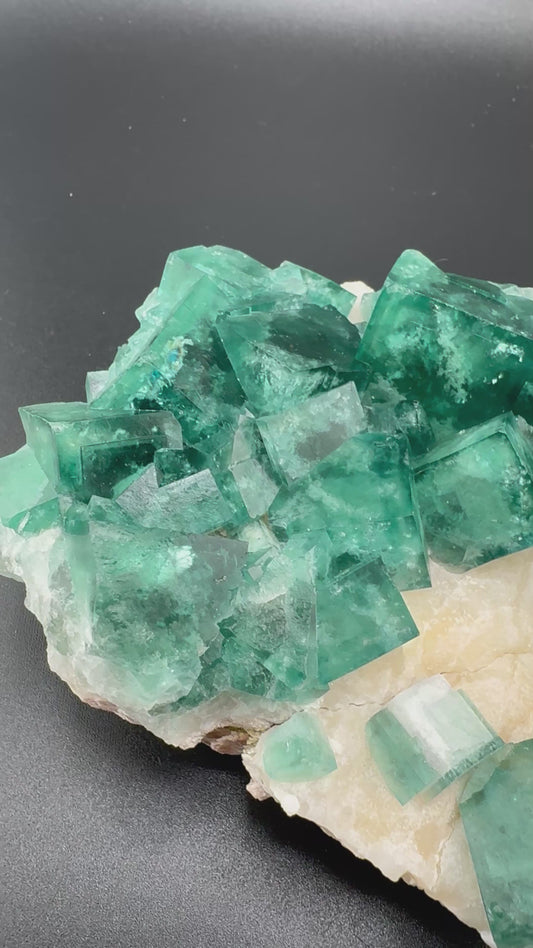 Green Fluorite Matrix from Madagascar (S1)