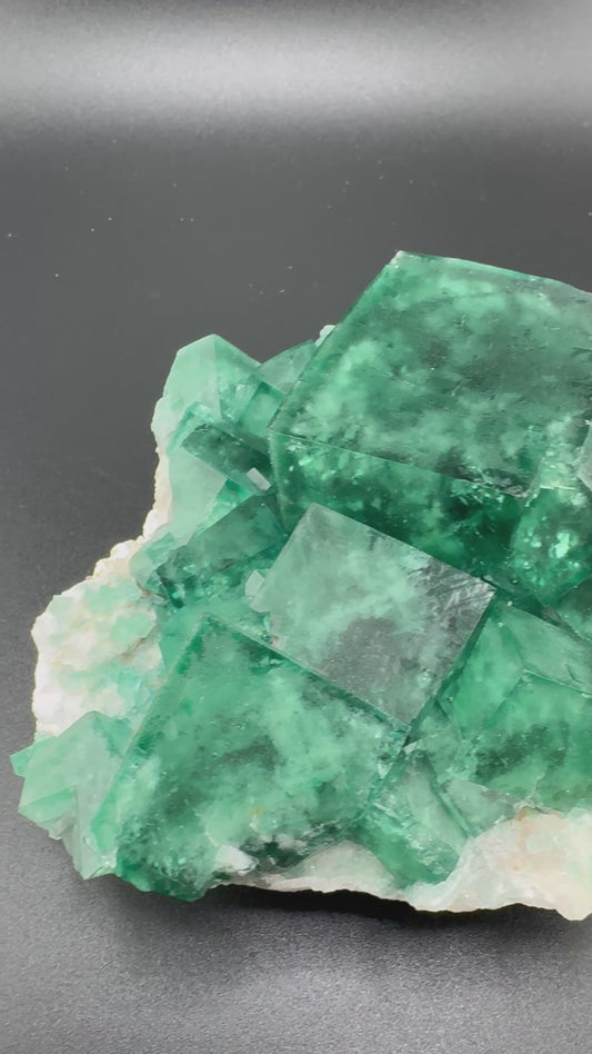 Green Fluorite Matrix from Madagascar (S2)